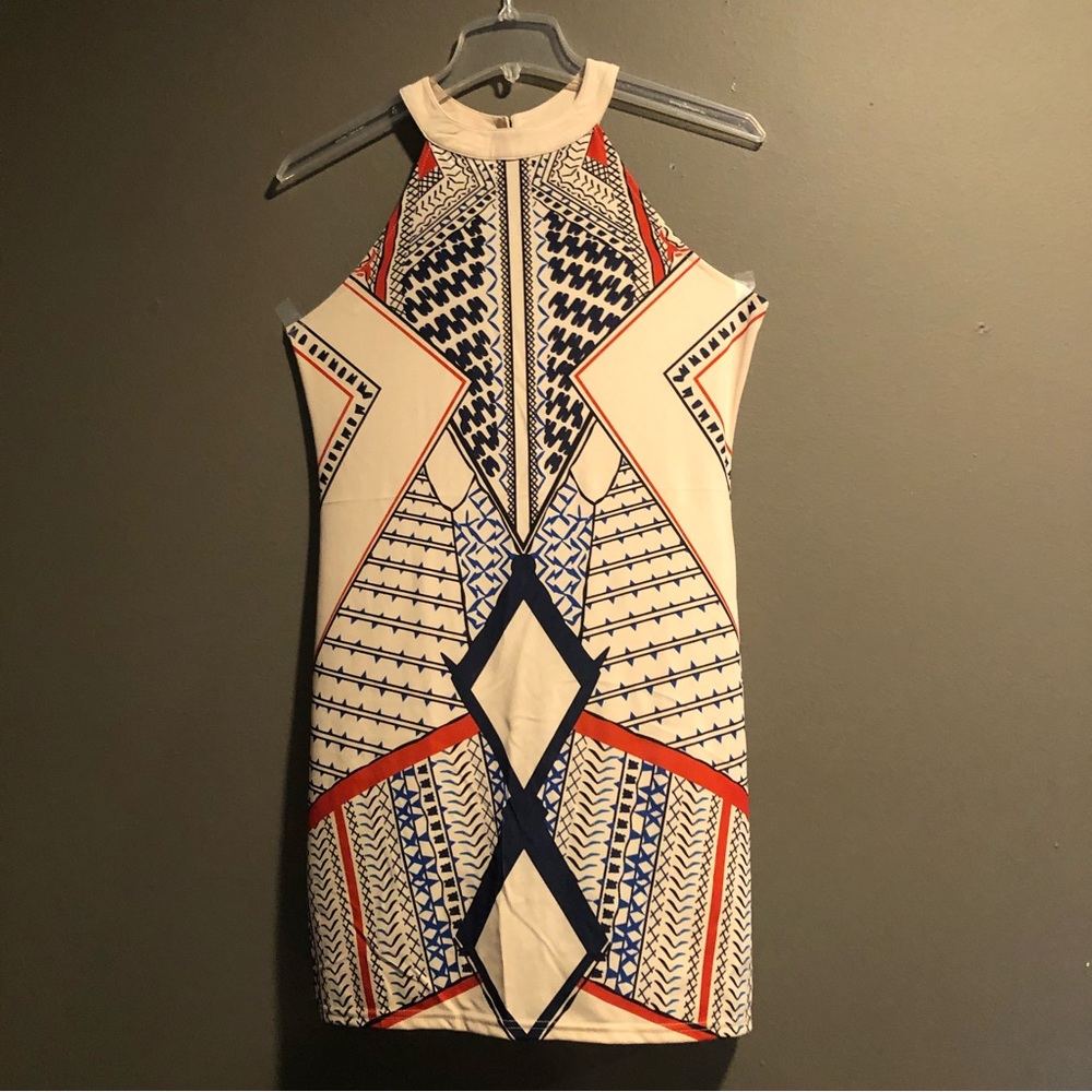 Style Multicolored Summer Dress, XL